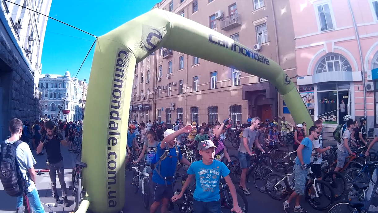 Велодень в Харькове - коллапс для автомобилистов